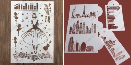 激光雕刻切割技术用于镂空塑料模板加工打开创意之门