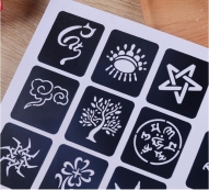 纹身模板激光镂空机 三工激光雕刻切割机打造皮肤上的艺术