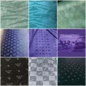 激光打标绒毛型面料 精致花型图案任你掌控