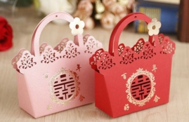 武汉三工纸品激光镂空机在婚礼糖盒行业的应用