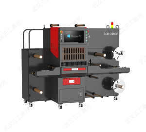 全自动卷料刻字膜激光模切机